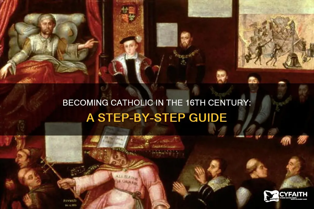 how to convert to catholic in the sixteenth century