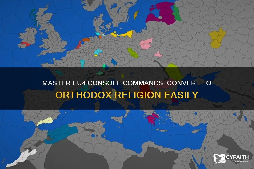 how to convert to orthodox eu4 console command