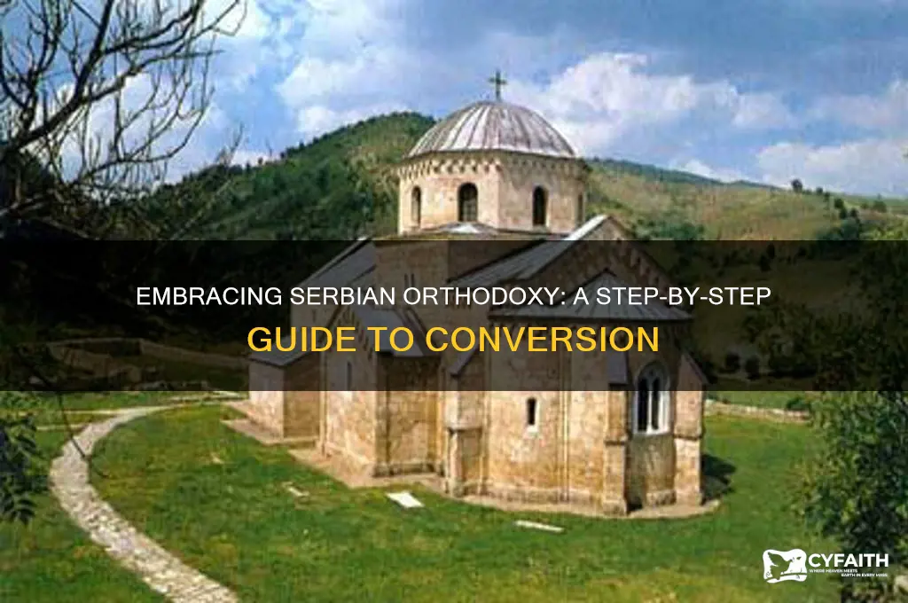 how to convert to serbian orthodox
