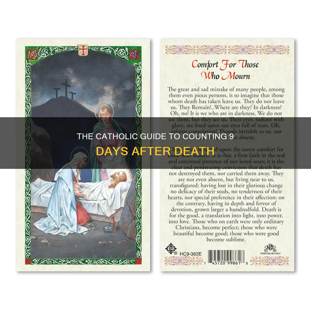 how to count 9 days after death catholic