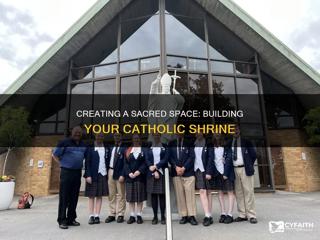 how to create a catholic shrine