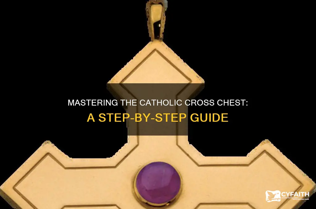 how to cross chest catholic