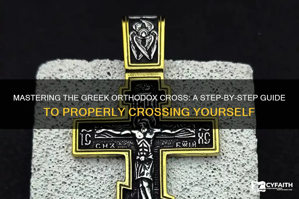 how to cross yourself greek orthodox