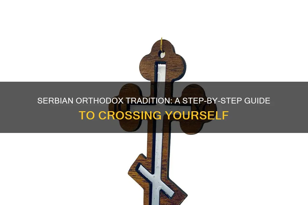 how to cross yourself serbian orthodox