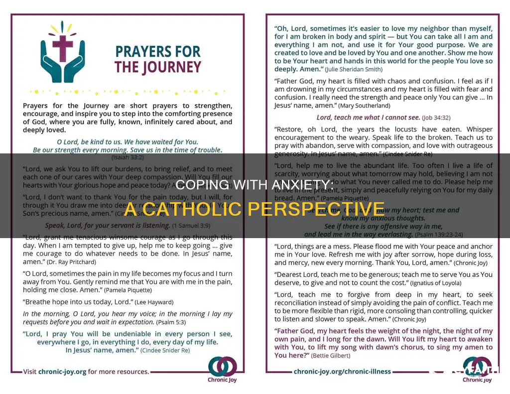 how to deal with anxiety as a catholic