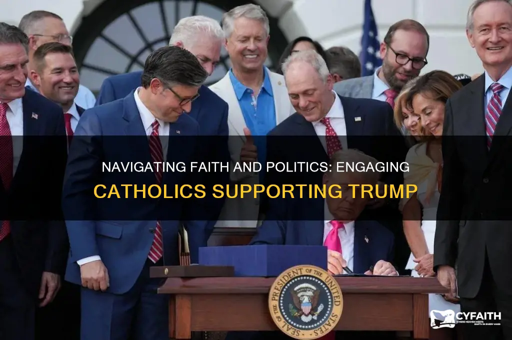 how to deal with catholics who think trump is right