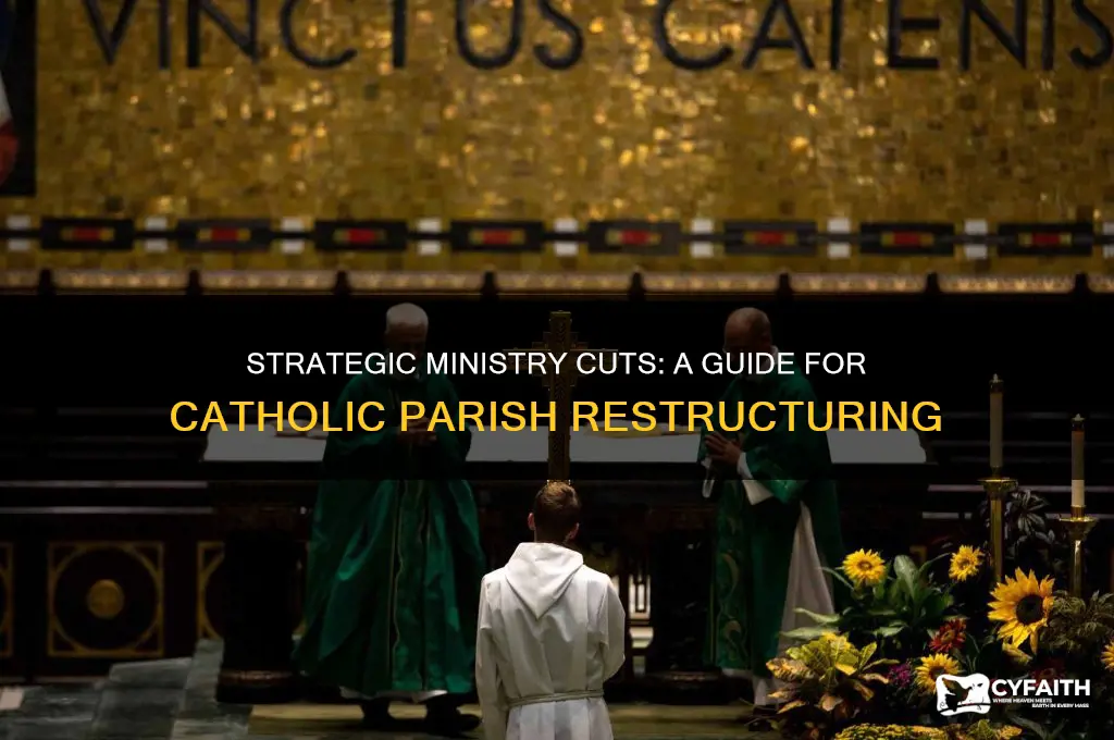 how to decide which ministries to cut catholic parish
