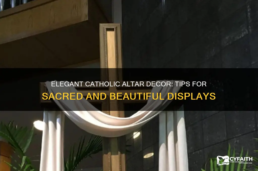 how to decorate catholic altar