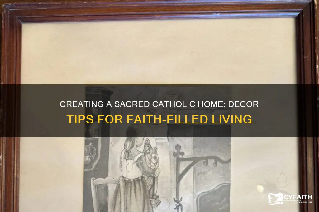 how to decorate catholic home
