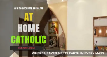 Altar Decoration: A Catholic's Guide to Home Altars