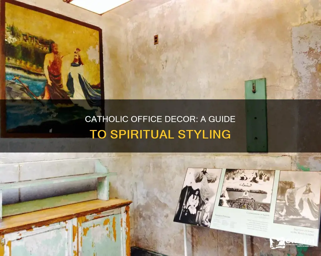 how to decorate your office as a catholic