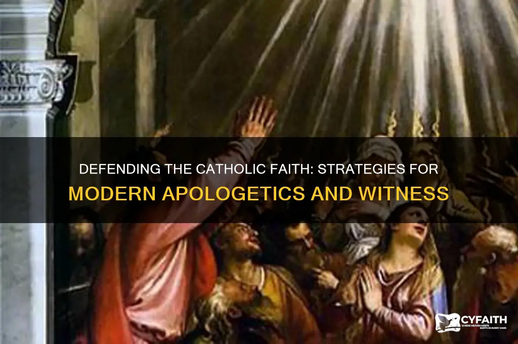 how to defend catholic faith