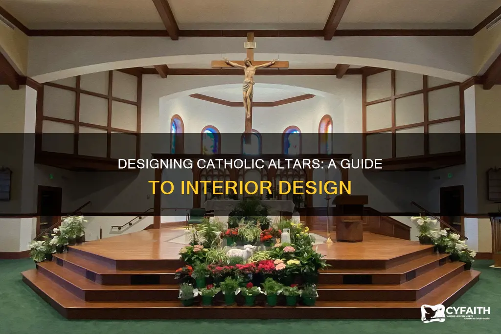 how to design catholic altar interior design