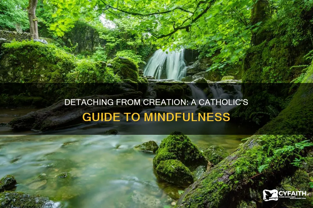 how to detach myself from created things catholic
