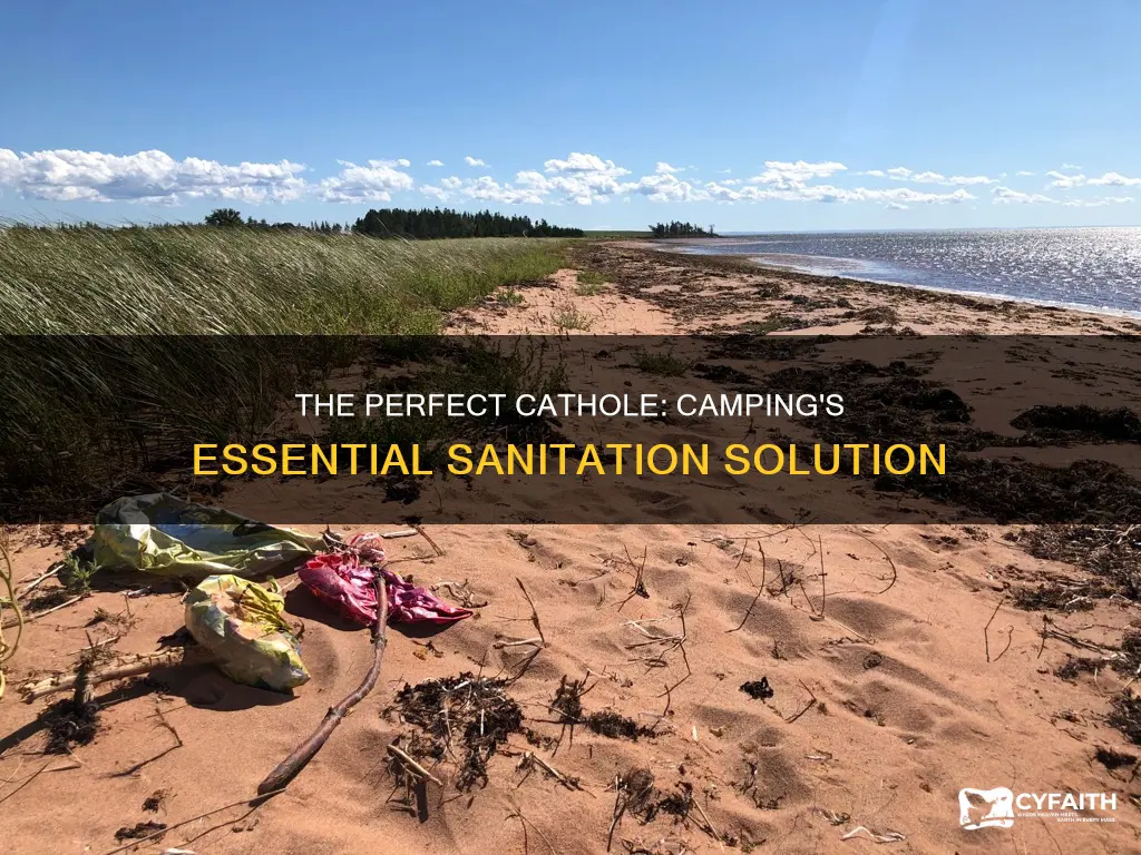 how to dig a cathole for camping