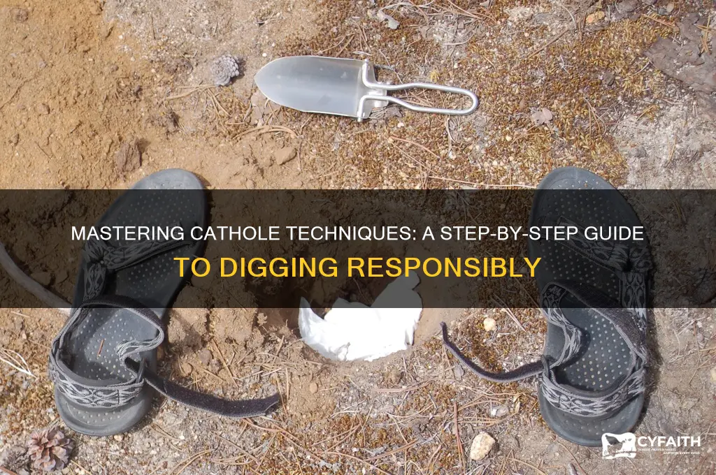 how to dig a cathole