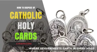 Disposing of Catholic Holy Cards: The Right Way