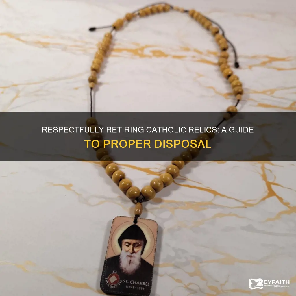 how to dispose of catholic relics
