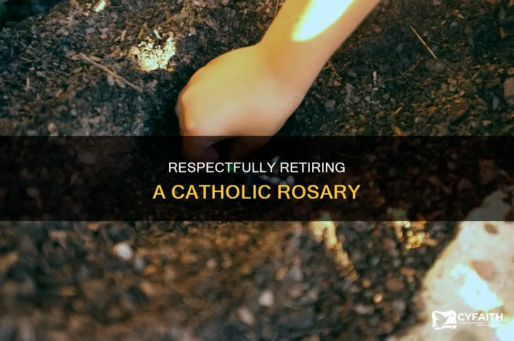 how to dispose of catholic rosary