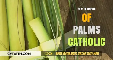 The Proper Way to Dispose of Palms After Catholic Services