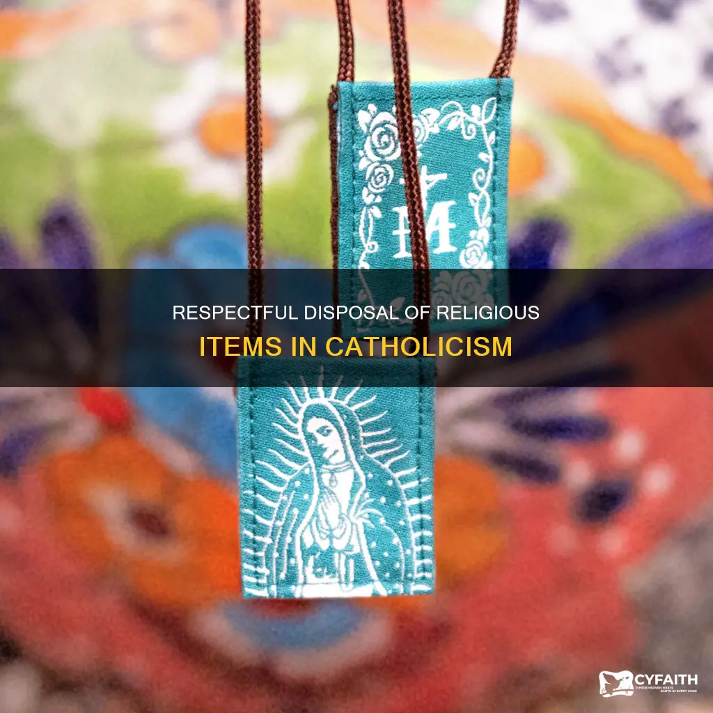 how to dispose religious items catholic