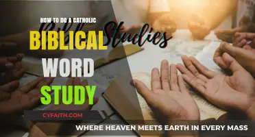 Exploring Catholic Biblical Word Study: A Guide