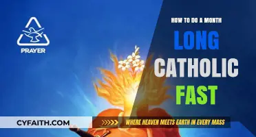 Catholic Fasting: A Month-Long Guide