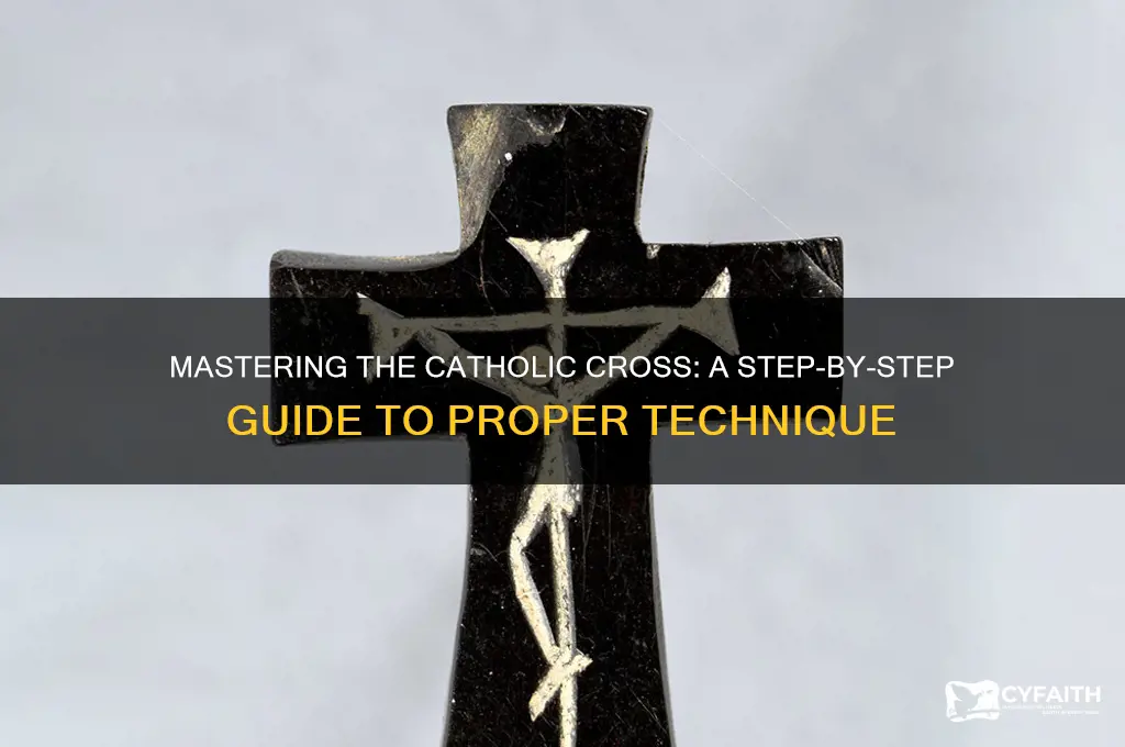 how to do catholic cross