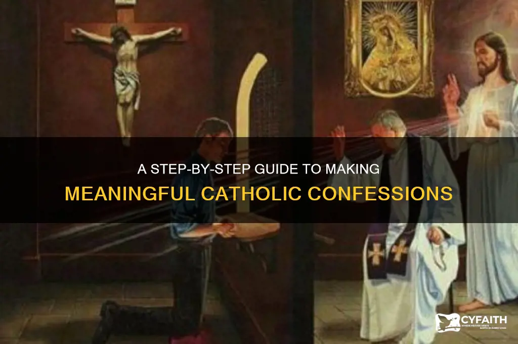 how to do confessions catholic