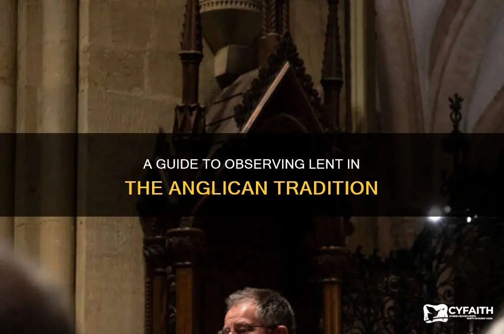 how to do lent anglican