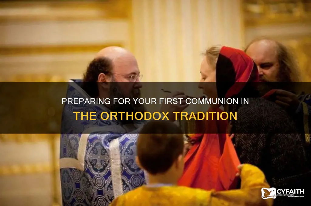 how to do your first communion in the orthodox church