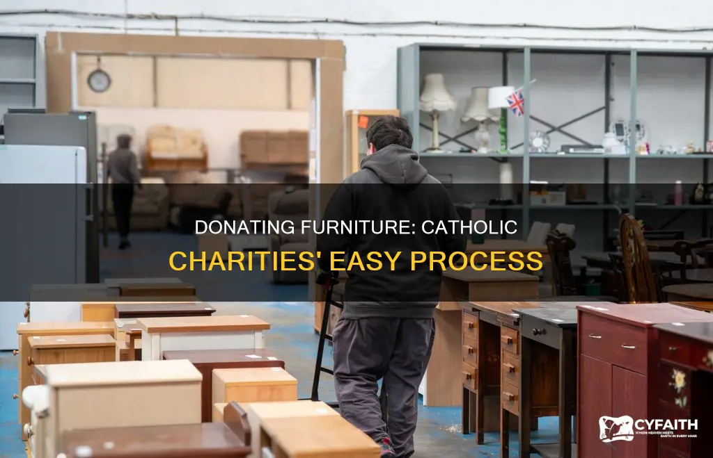 how to donate furniture to catholic charities