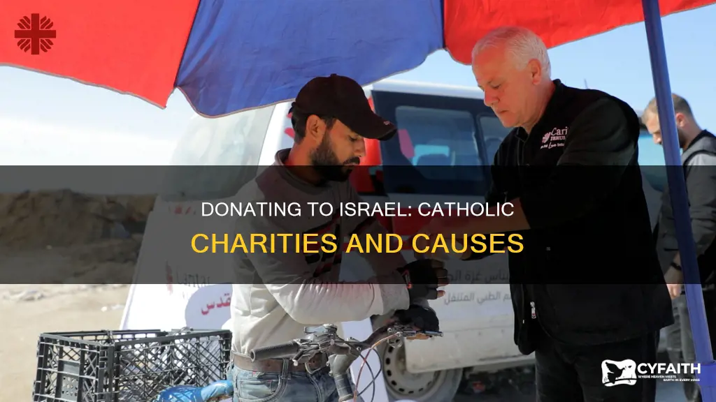 how to donate to israel via catholic
