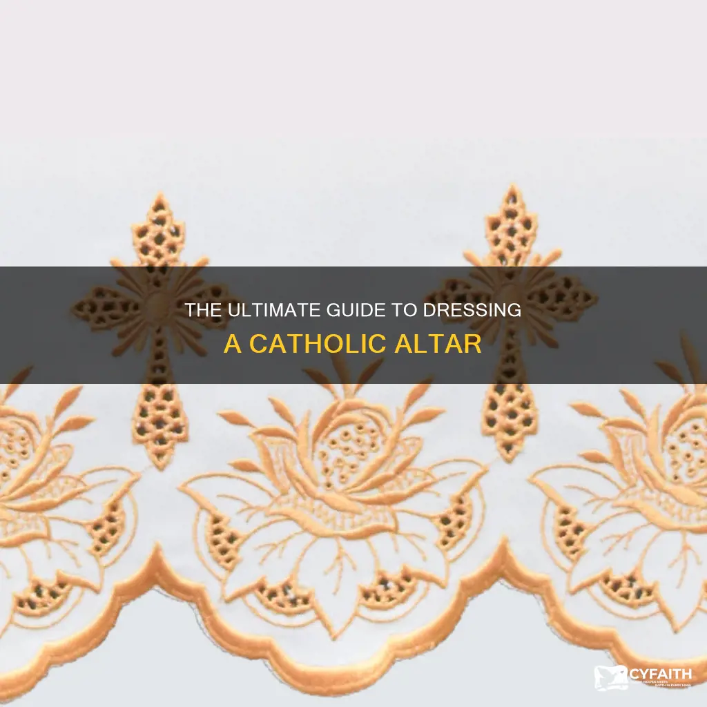 how to dress a catholic altar