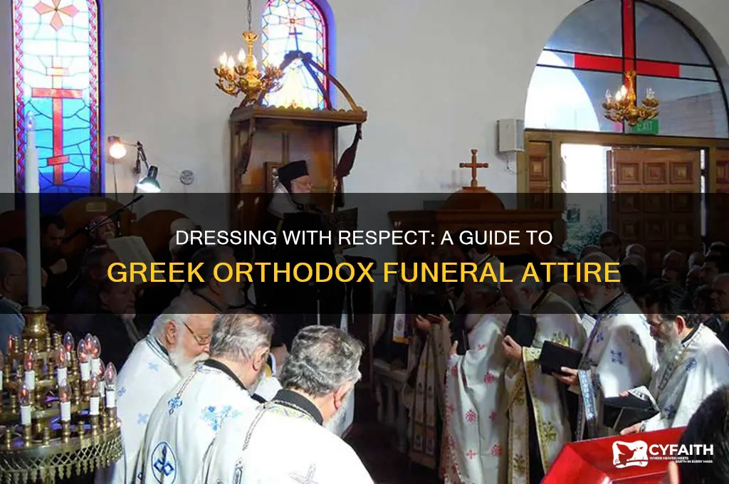 how to dress for a greek orthodox funeral