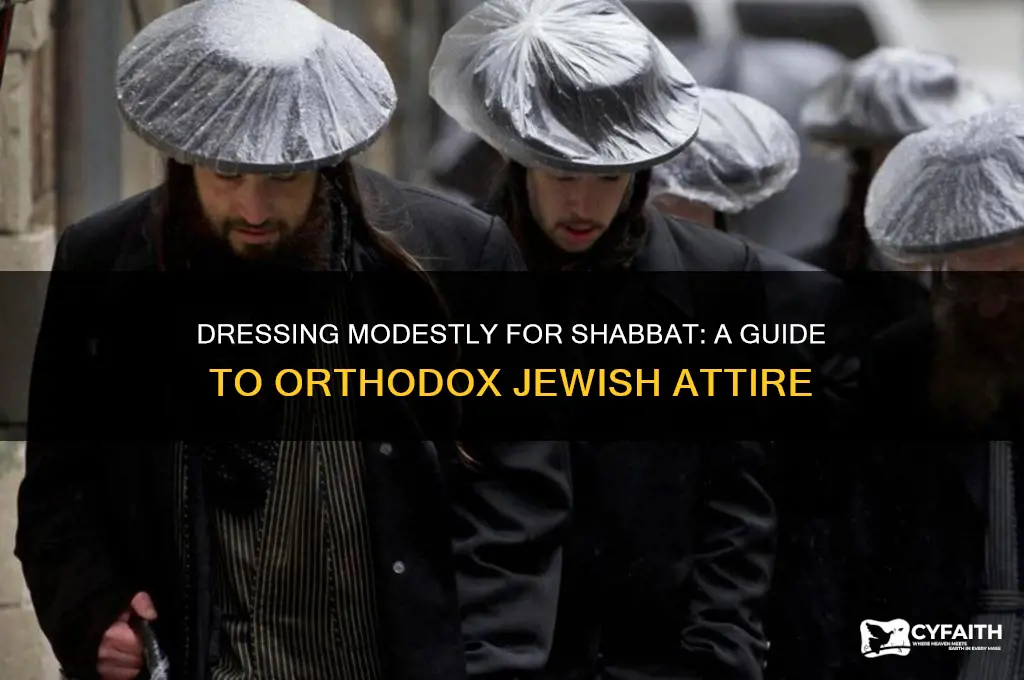 how to dress for an orthodox shabbat