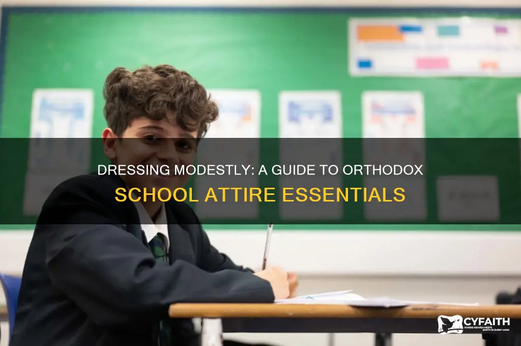 how to dress in an orthodox school