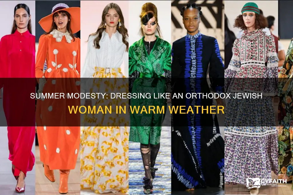 how to dress like an orthodox jew women summer