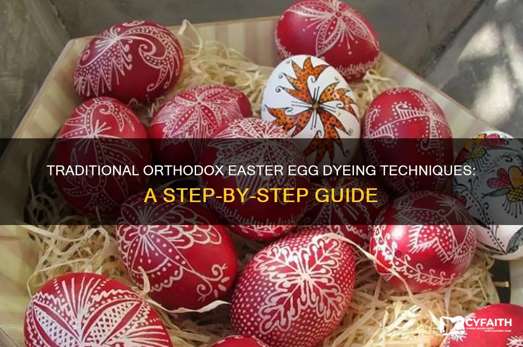 how to dye eggs for orthodox easter