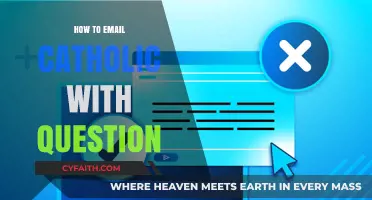 Asking Questions to Catholics: Crafting an Email