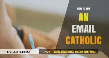 Graceful Email Closings: Catholic Style