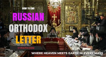 Mastering the Art of Concluding Russian Orthodox Letters Gracefully