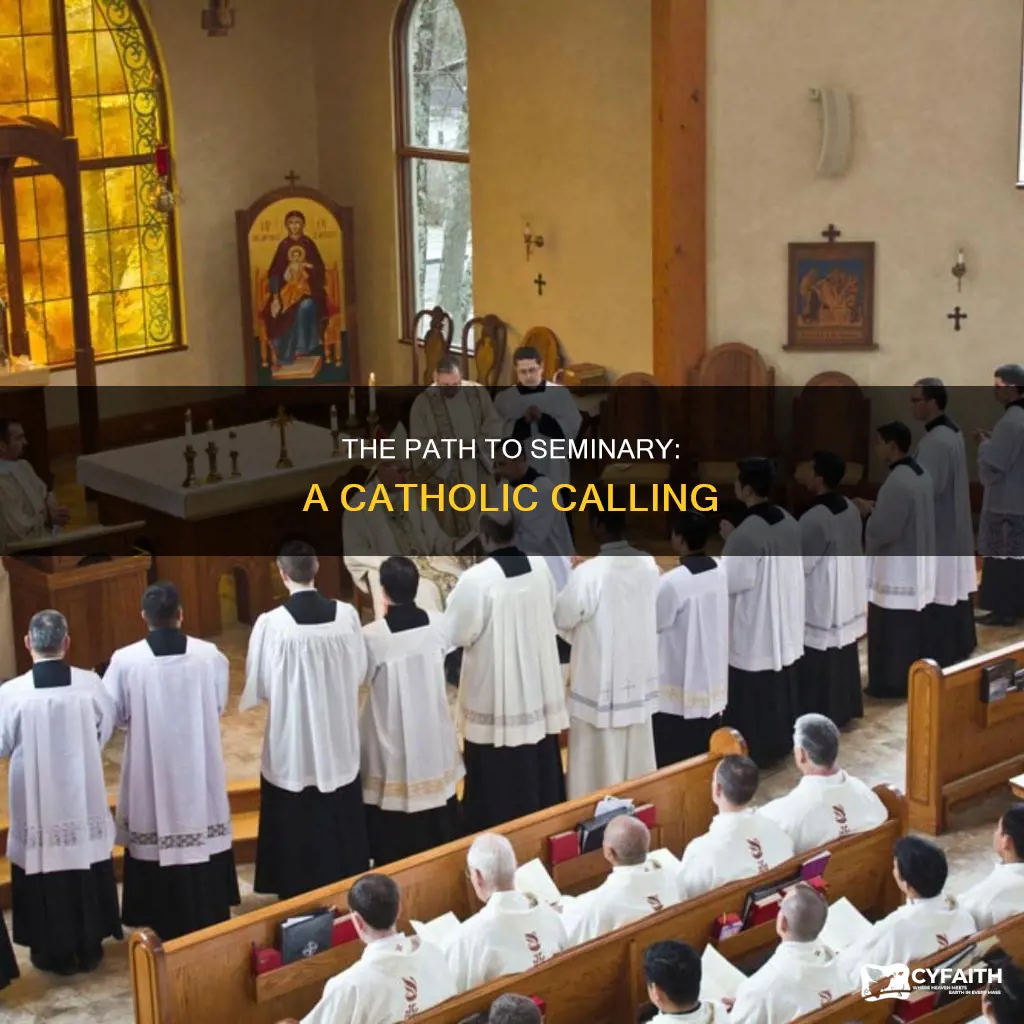 how to enter the catholic seminary