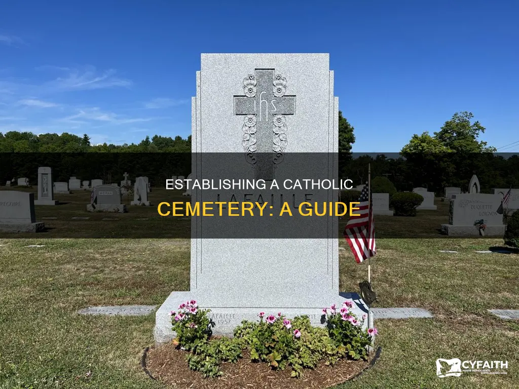 how to establish a catholic cemetery