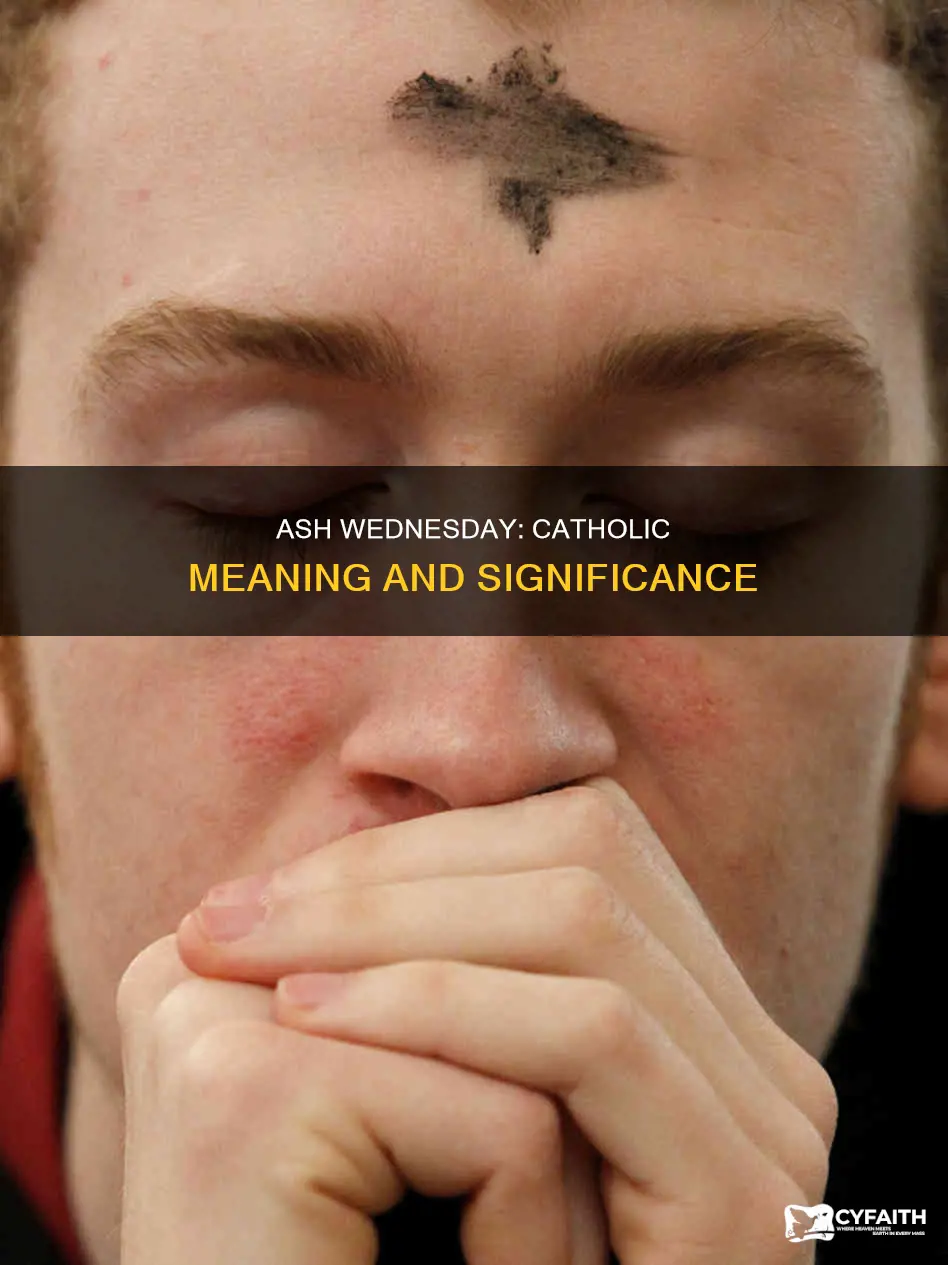 how to explain ash wednesday catholic