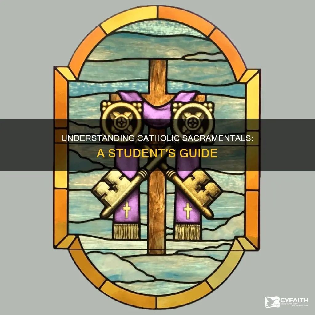 how to explain catholic sacramentals to students