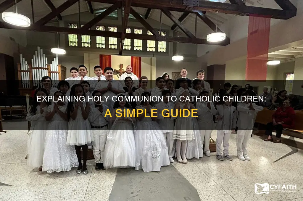 how to explain holy communion to a child catholic