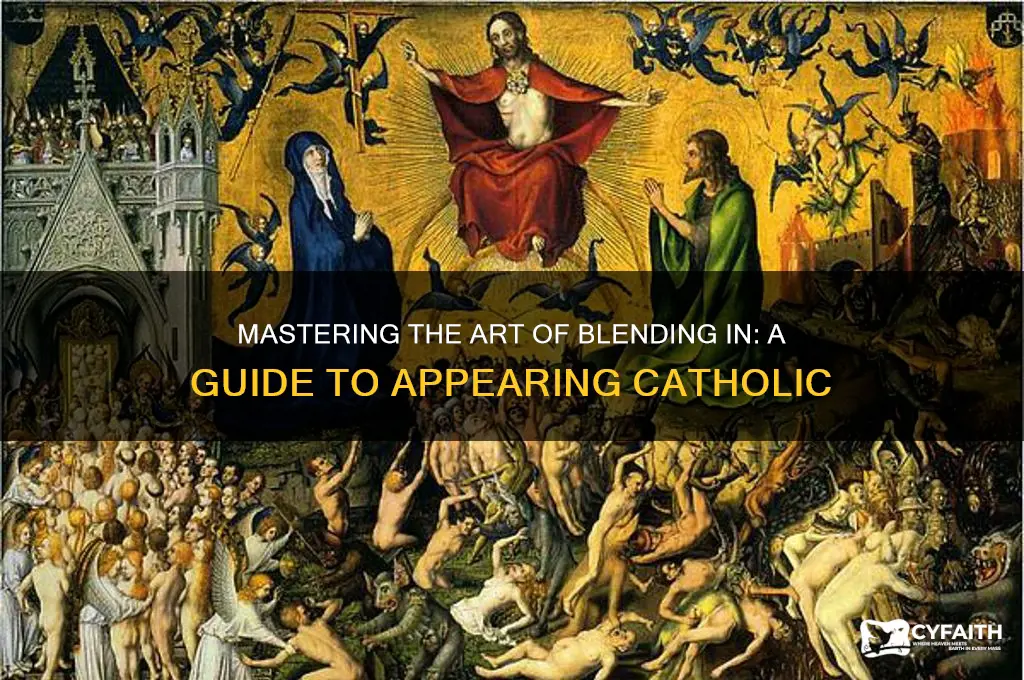 how to fake being catholic