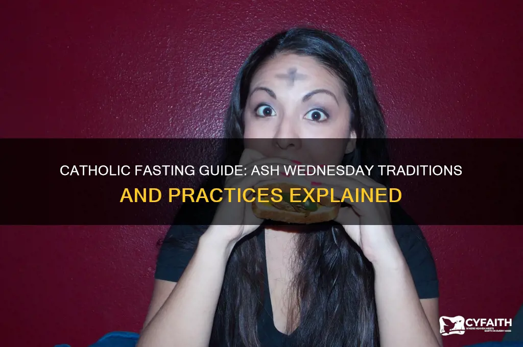 how to fast as a catholic on ash wednesday