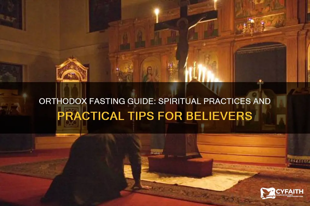 how to fast as an orthodox